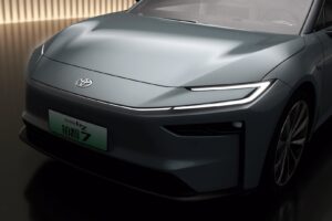 toyota bz7 electric sedan unveiled with flagship size and styling packs avalon ev vibes 8 29