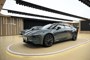 toyota bz7 electric sedan unveiled with flagship size and styling packs avalon ev vibes 17 23
