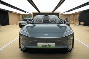 toyota bz7 electric sedan unveiled with flagship size and styling packs avalon ev vibes 9 25