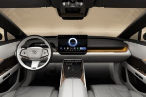 toyota bz7 electric sedan unveiled with flagship size and styling packs avalon ev vibes 16 31