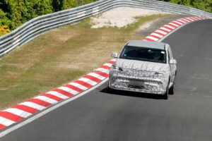 2026 genesis gv90 three row luxury electric suv caught lapping the nurburgring in anger 1 3