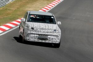 2026 genesis gv90 three row luxury electric suv caught lapping the nurburgring in anger 2 2