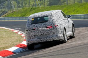 2026 genesis gv90 three row luxury electric suv caught lapping the nurburgring in anger 11 30