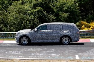 2026 genesis gv90 three row luxury electric suv caught lapping the nurburgring in anger 34 15