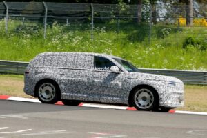 2026 genesis gv90 three row luxury electric suv caught lapping the nurburgring in anger 6 36