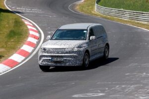 2026 genesis gv90 three row luxury electric suv caught lapping the nurburgring in anger 28 12