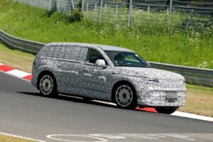 2026 genesis gv90 three row luxury electric suv caught lapping the nurburgring in anger 5 37