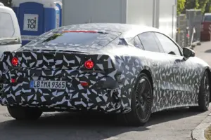 Mercedes AMG GT 4 Door EV spy shots 6 3