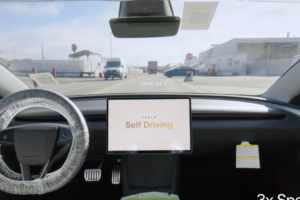 Tesla Self driving Fremont factory 2