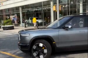 rivian r2 prototype spotted in new york shows little progress from last year 2 19