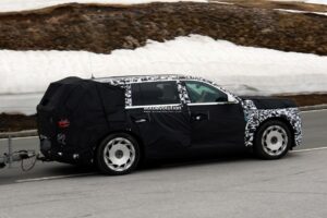 2026 genesis gv90 rocks triangular illuminated grille in new spy photos 7 8