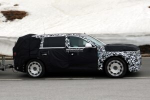 2026 genesis gv90 rocks triangular illuminated grille in new spy photos 6 4