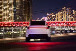 tesla china night model y 2