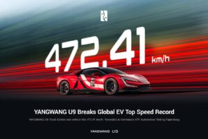 yangwang u9 track edition top speed ev record 1