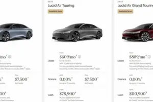 Lucid Air lease price 6
