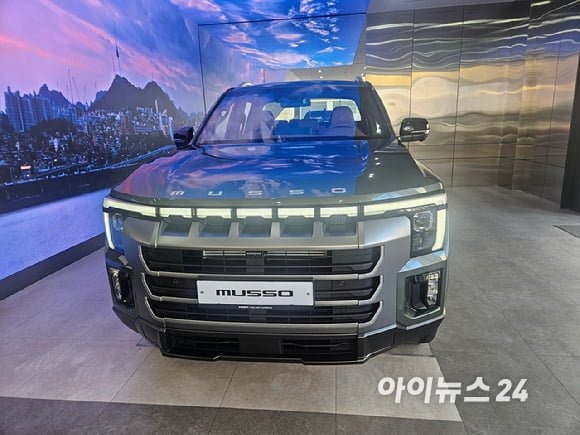KGM 무쏘 Q300 실차 공개 사진 많음
