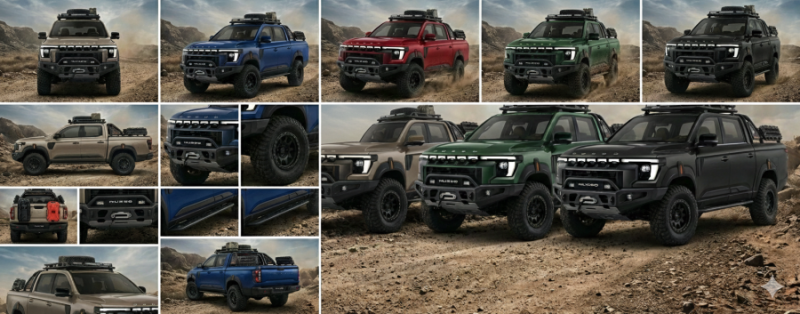 디 오리지널 무쏘 5가지 컬러 오프로드 버전