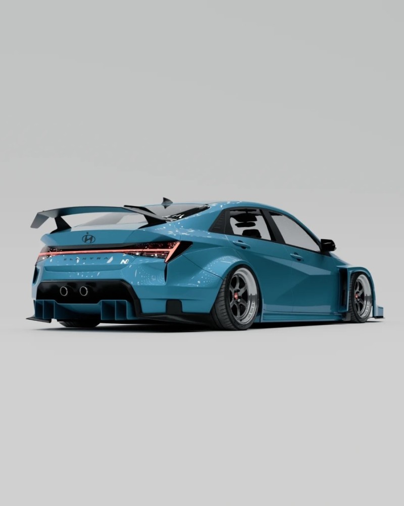 아반떼 N 와이드바디 장착