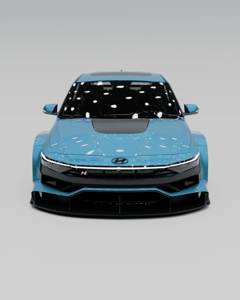 아반떼 N 와이드바디 장착